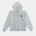 ee basic zip up hoodie grey