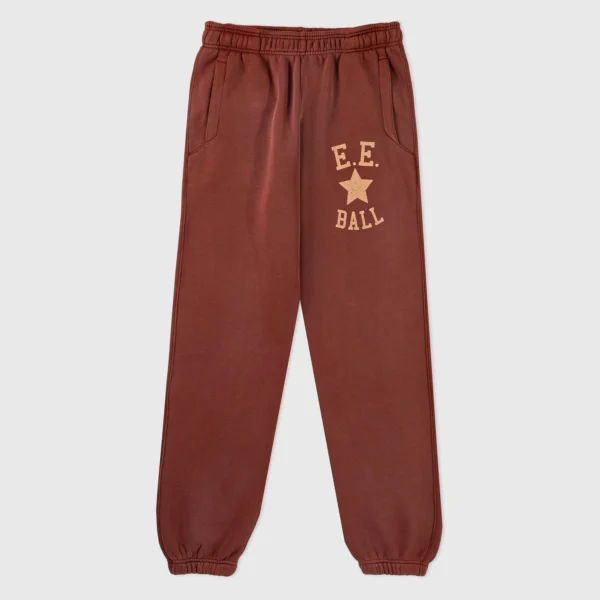 EE Ball Sweatpant Burgundy Cuffed