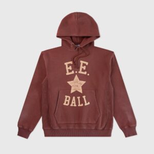 Eric Emanuel Ball Hoodie Burgundy