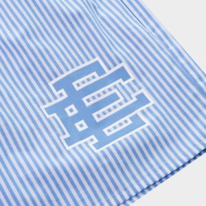 EE Logo Pajama Shorts Blue