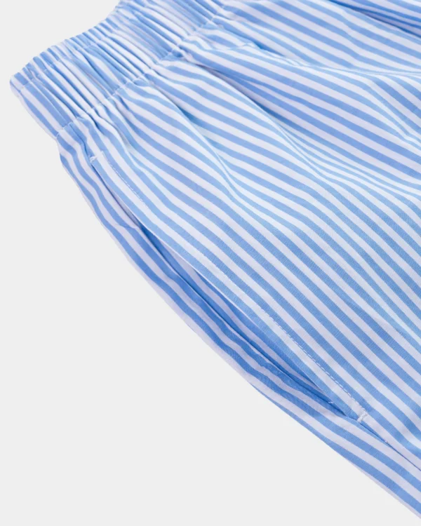 EE Pajama Shorts Blue waistband