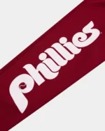 EE MLB Phillies leg design Sweatpants Maroon