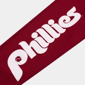 EE MLB Phillies leg design Sweatpants Maroon