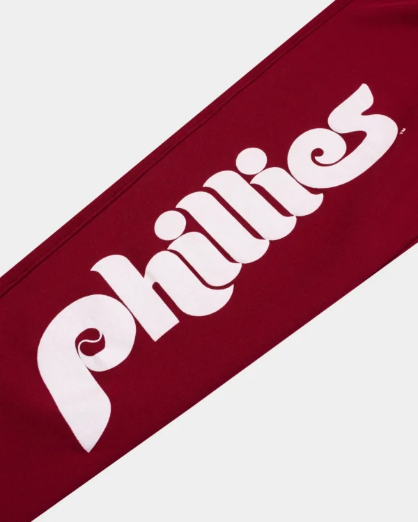 EE MLB Phillies leg design Sweatpants Maroon