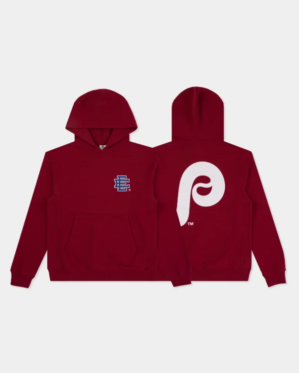 EE Phillies Hoodie Maroon