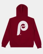 EE Phillies Hoodie Maroon back