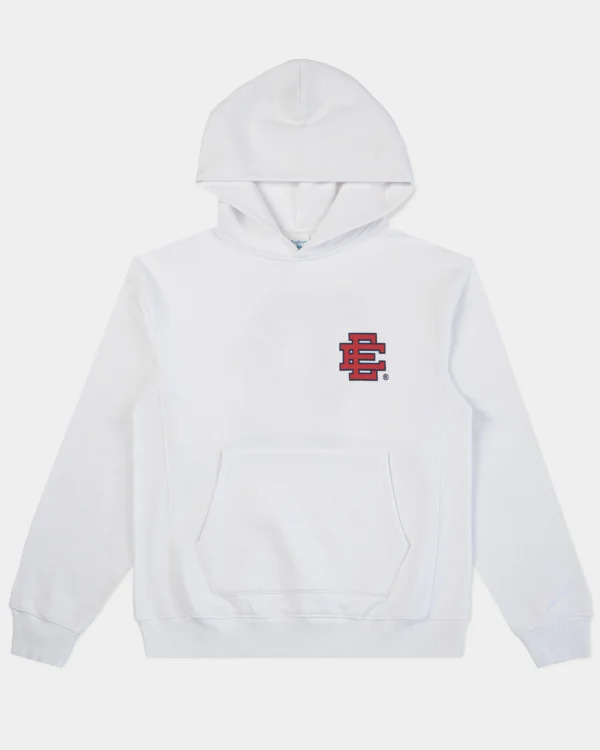 Eric Emanuel MLB Boston Hoodie White Front