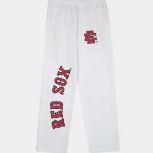 Eric Emanuel MLB Boston Sweatpant Red Sox White Front