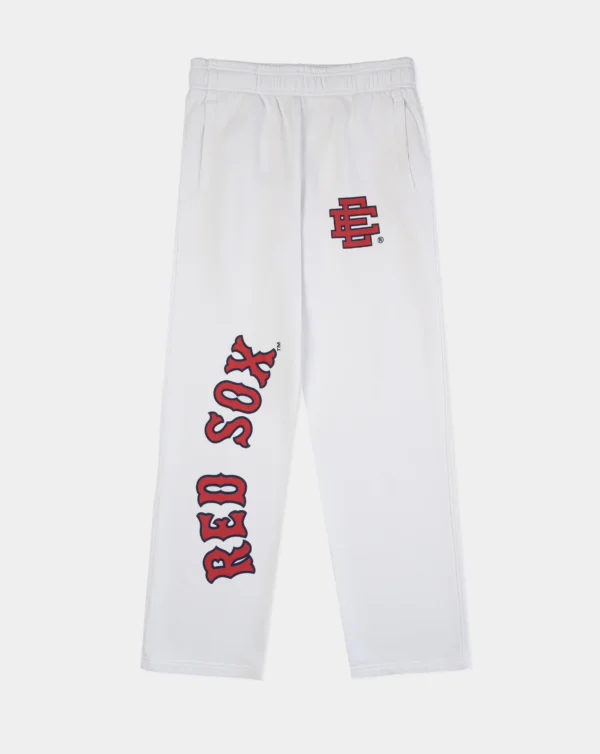 Eric Emanuel MLB Boston Sweatpant Red Sox White Front