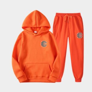 EE Orange Sweatpants Set