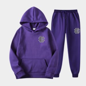 EE Purple Hoodie And Sweatpants Set
