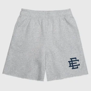 EE Sweat Shorts-Heather gray Front