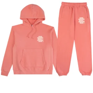 EE Basic Tracksuit Washed Red Front