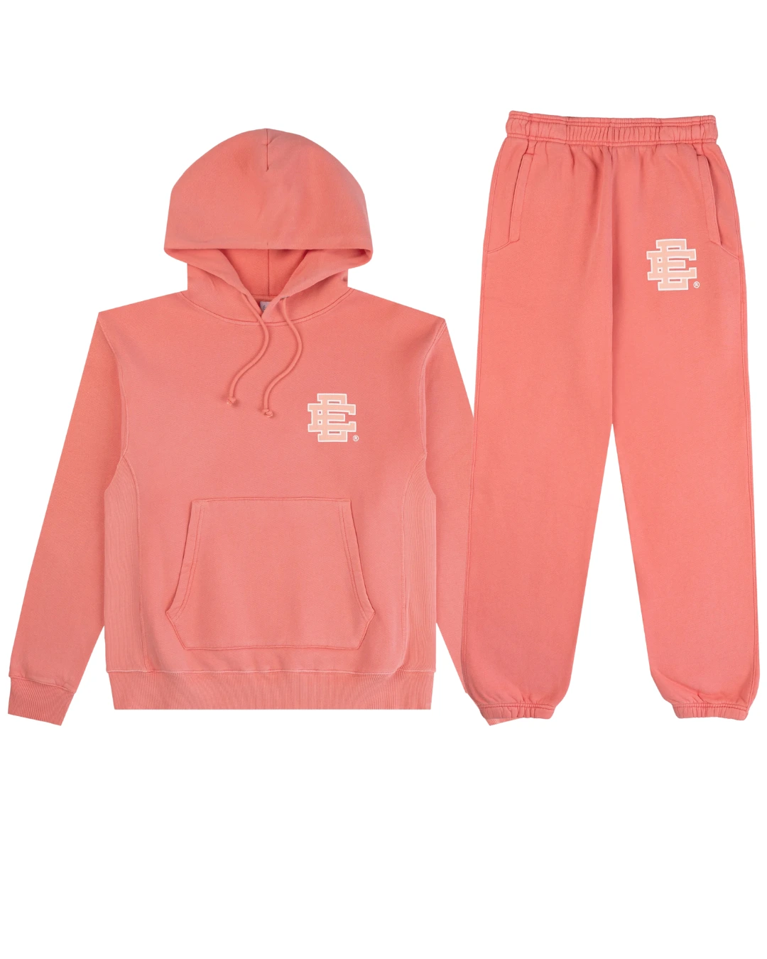 EE Basic Tracksuit Washed Red Front EE Basic Tracksuit Washed Red Front