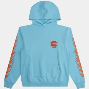 EE® Basic Hoodie Light Blue Front