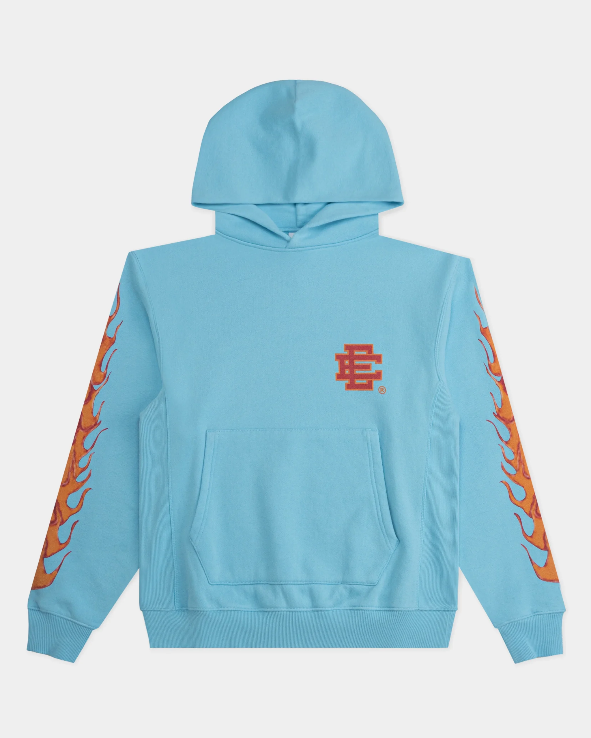 EE® Basic Hoodie Light Blue Front EE® Basic Hoodie Light Blue Front
