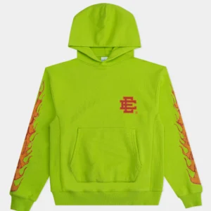 EE® Basic Hoodie – Lime Green Front